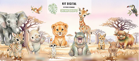 Safari Baby- Kit Digital  