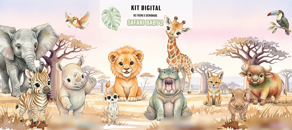 Safari Baby- Kit Digital   1