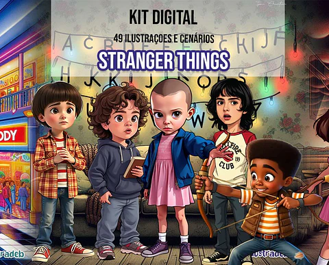 Stranger Things- Kit Digital  