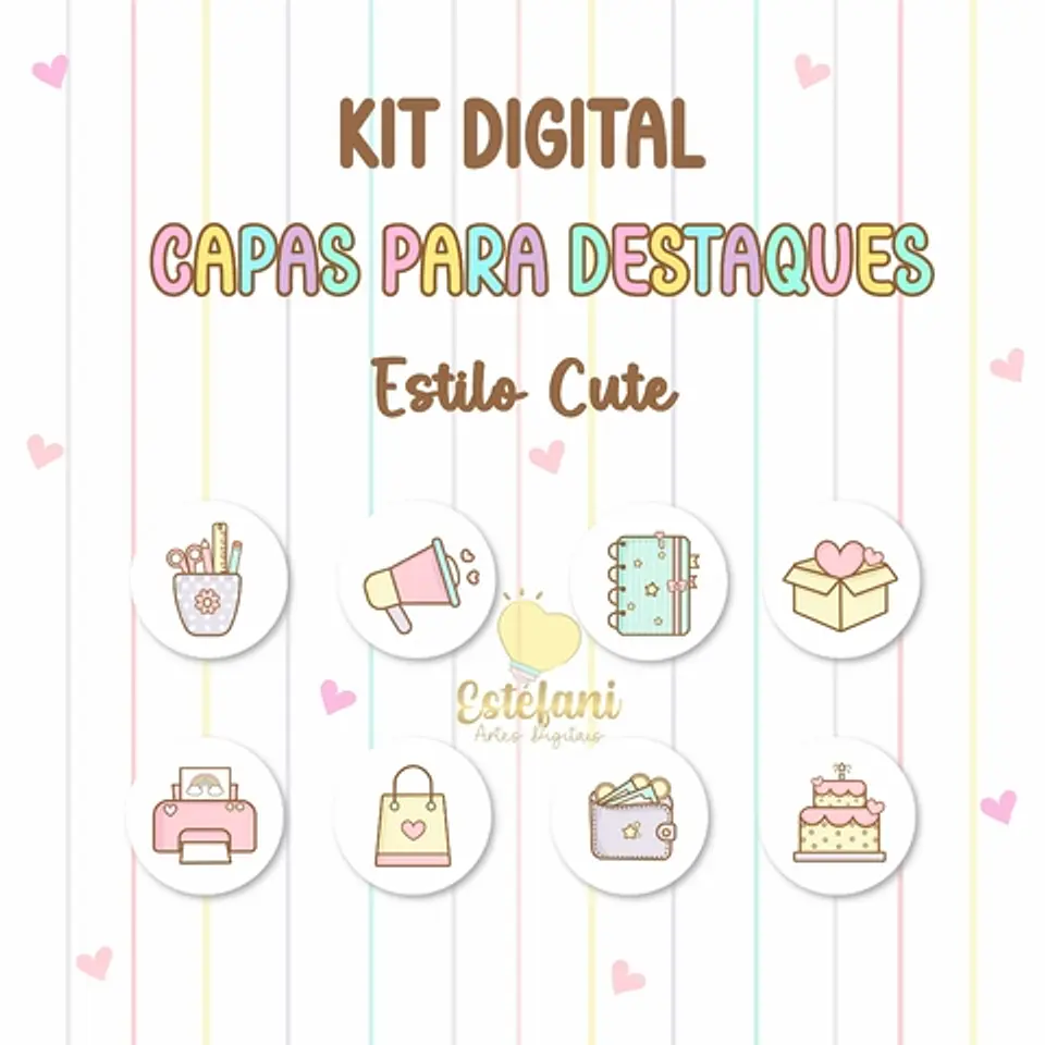 Capas para Destaques- Kit Digital    1