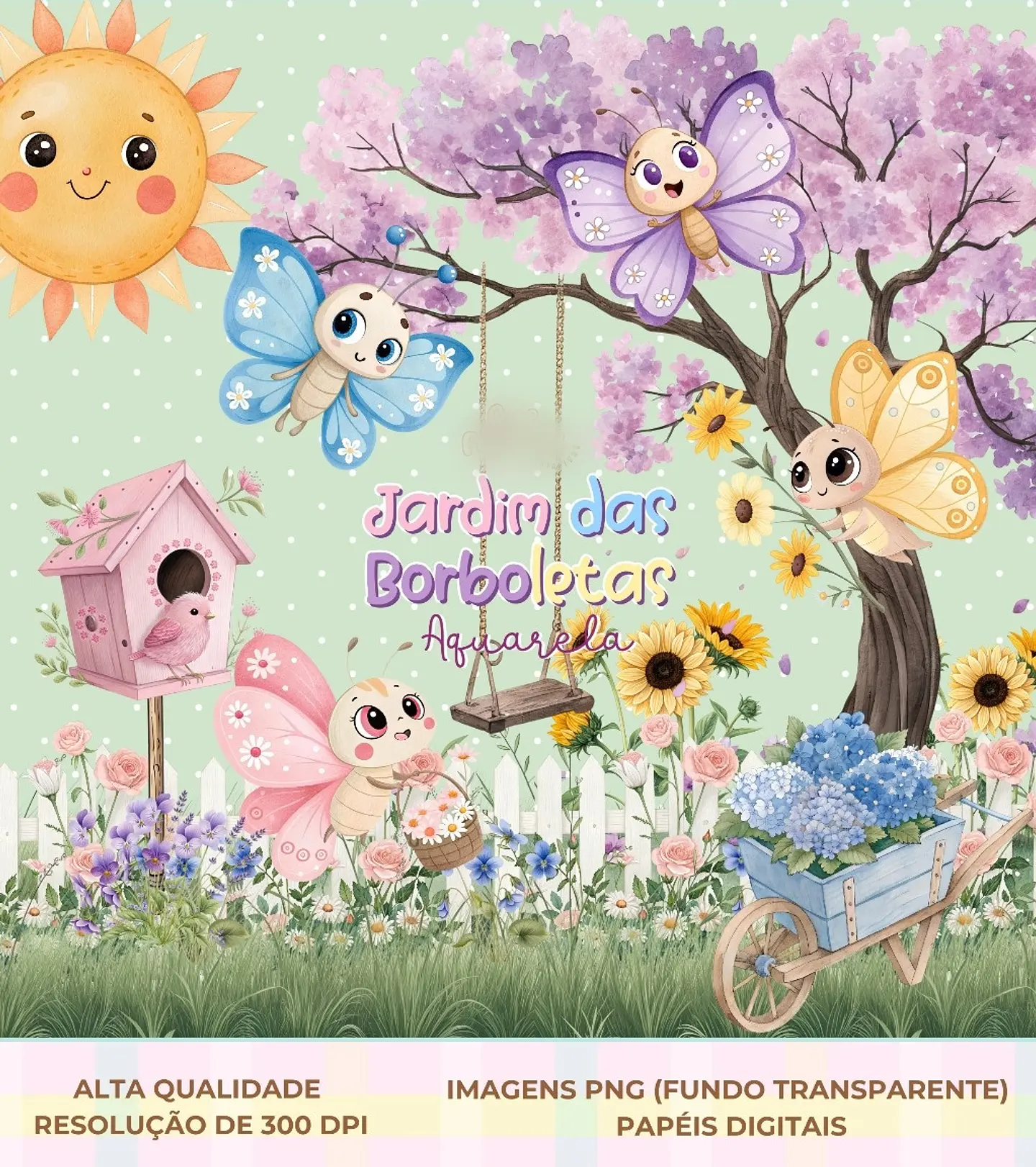 JARDIM DAS BORBOLETAS- Kit Digital     1