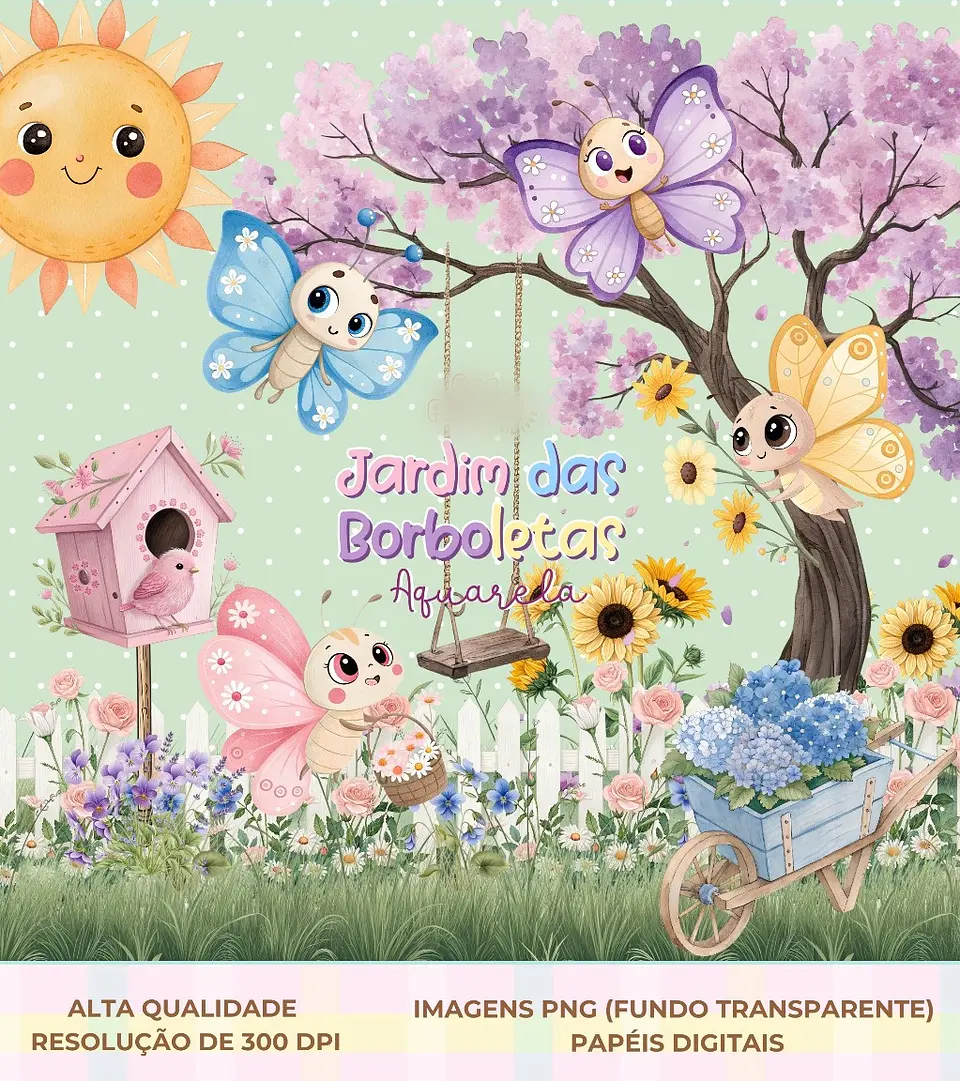 JARDIM DAS BORBOLETAS- Kit Digital     1