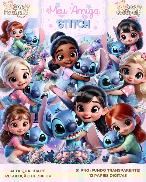 Meu Amigo Stitch- Kit Digital  