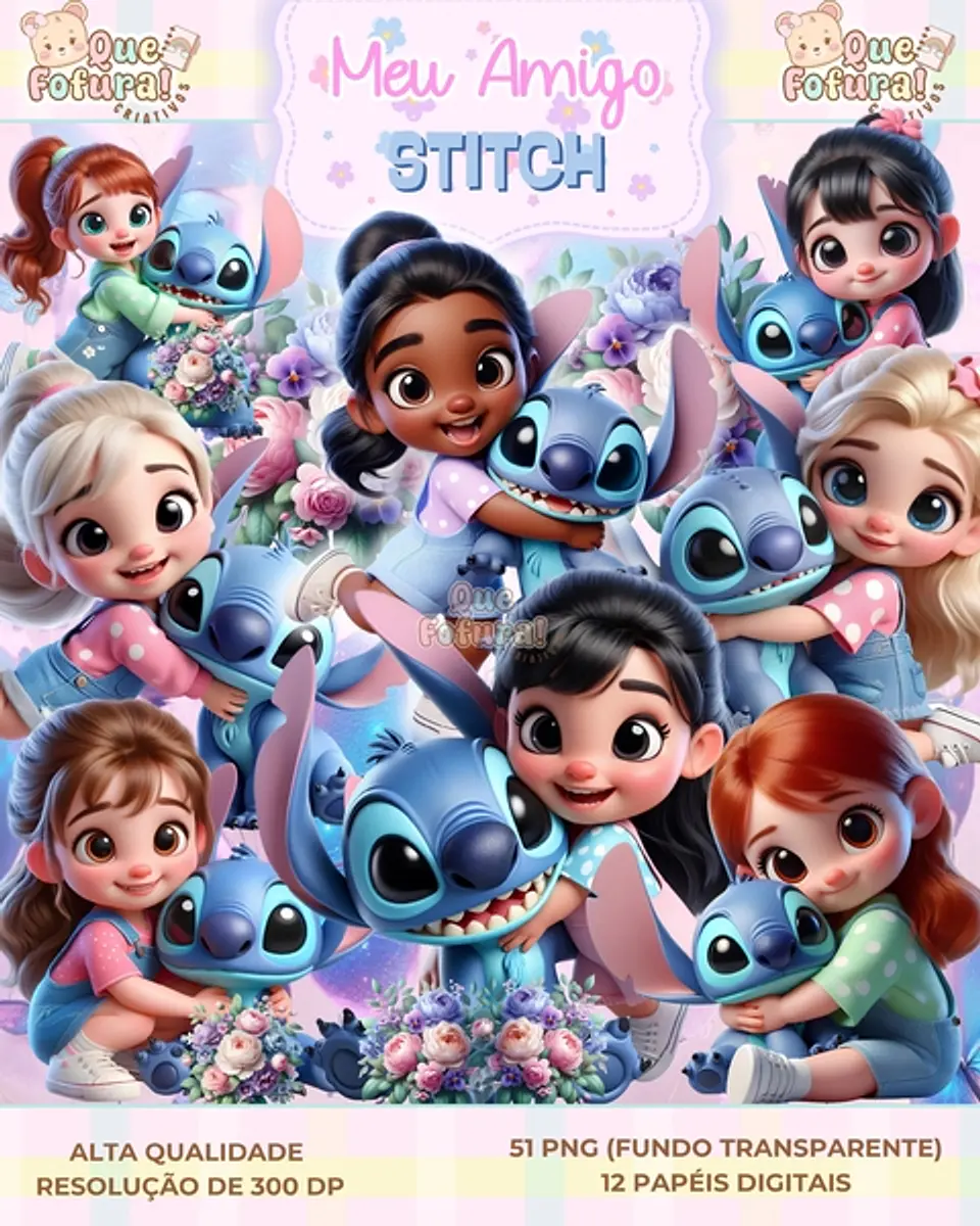 Meu Amigo Stitch- Kit Digital   1