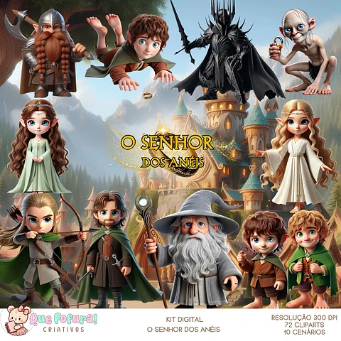 O Senhor dos Anéis - Kit Digital   