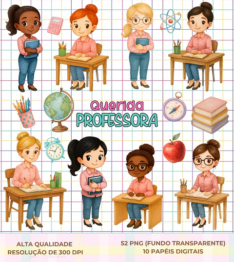 Querida Professora - Kit Digital  