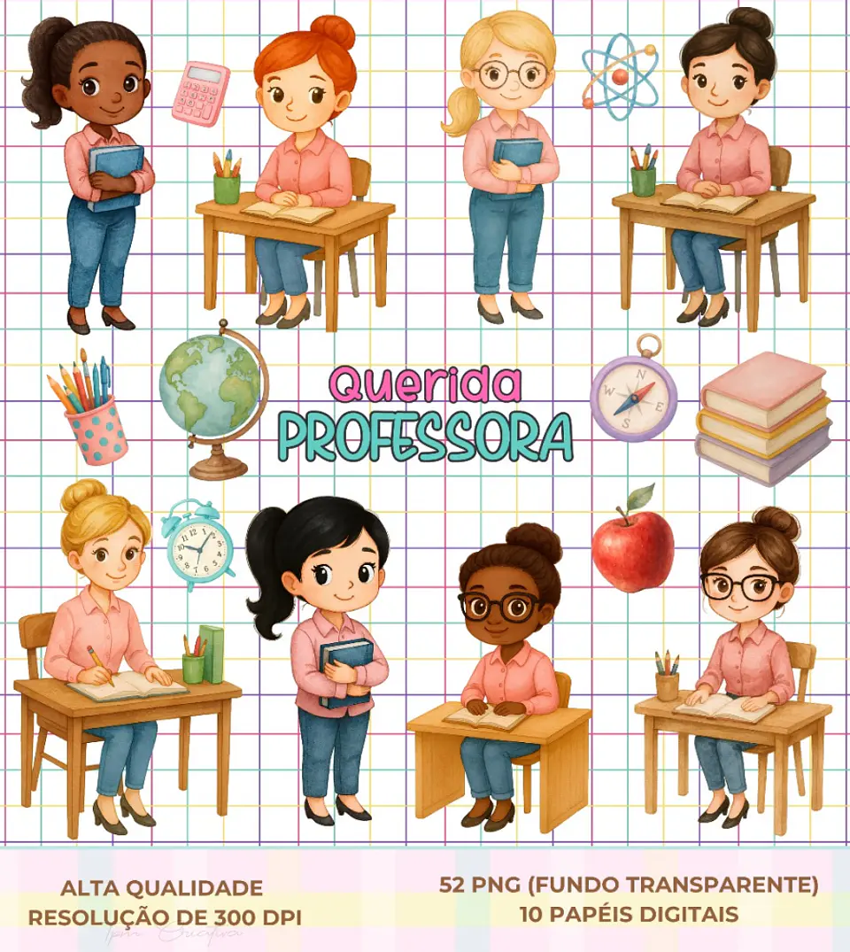 Querida Professora - Kit Digital   1