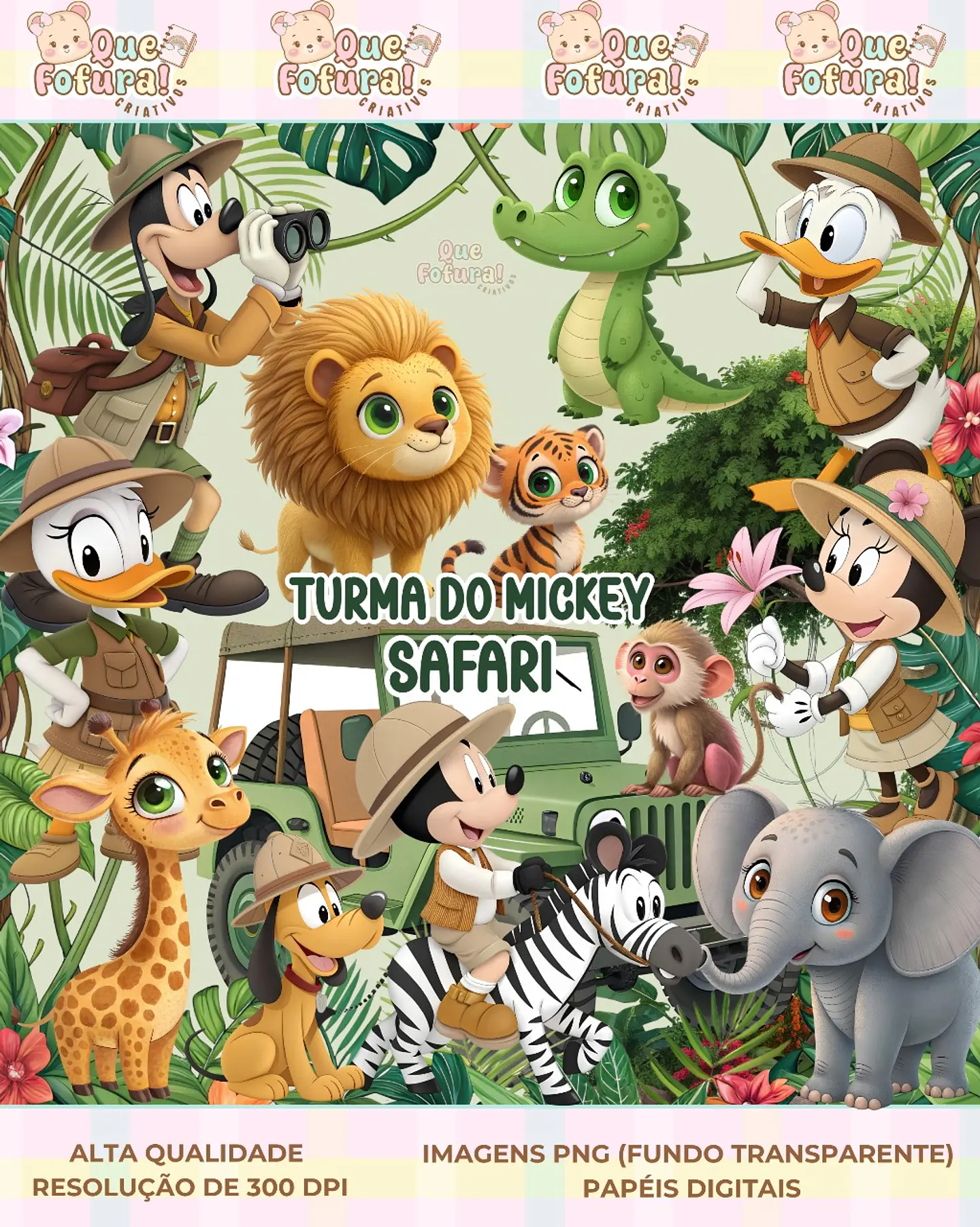TURMA DO MICKEY SAFARI- Kit Digital   1