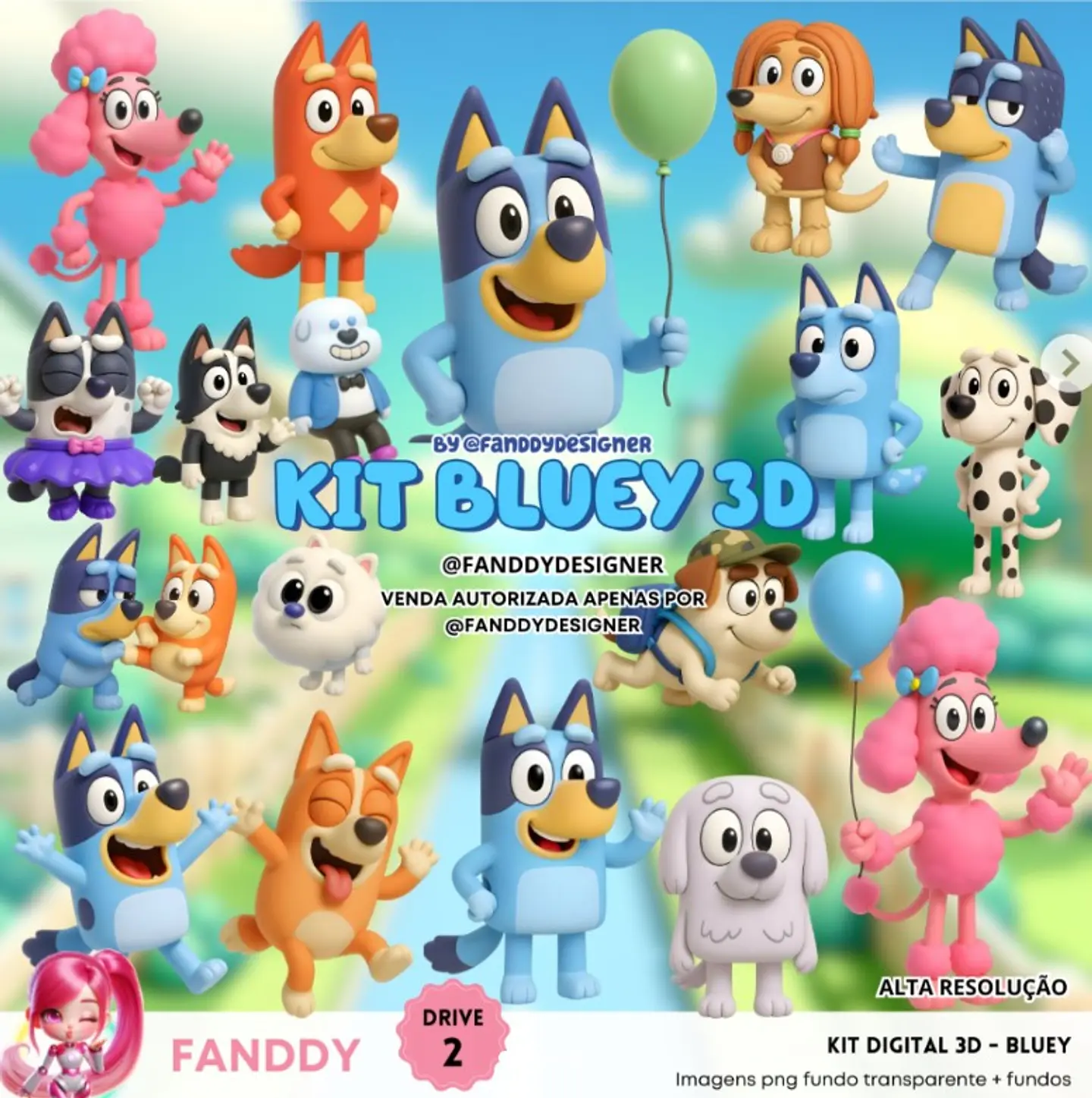  BLUEY 3D- Kit Digital  1