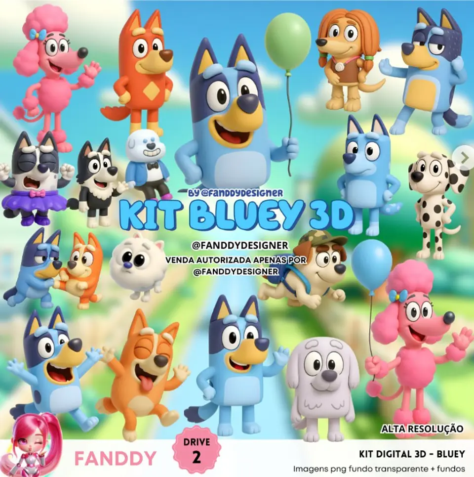  BLUEY 3D- Kit Digital  1