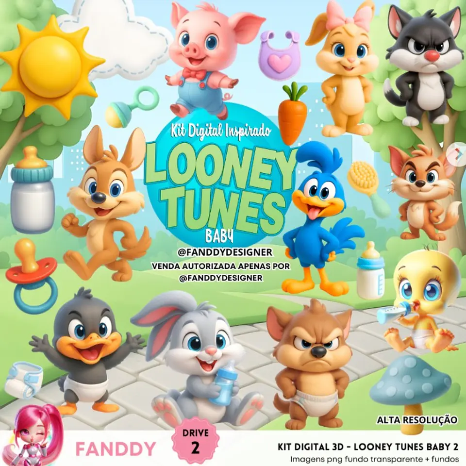  LOONEY TUNES BABY 2 EM ED- Kit Digital  1