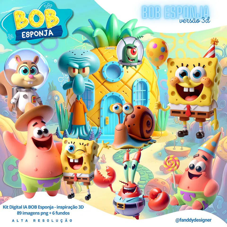 Bob esponja- Kit Digital   1