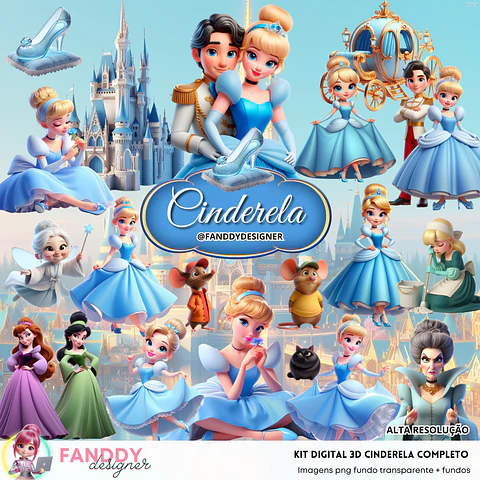 Cinderela Completo- Kit Digital  