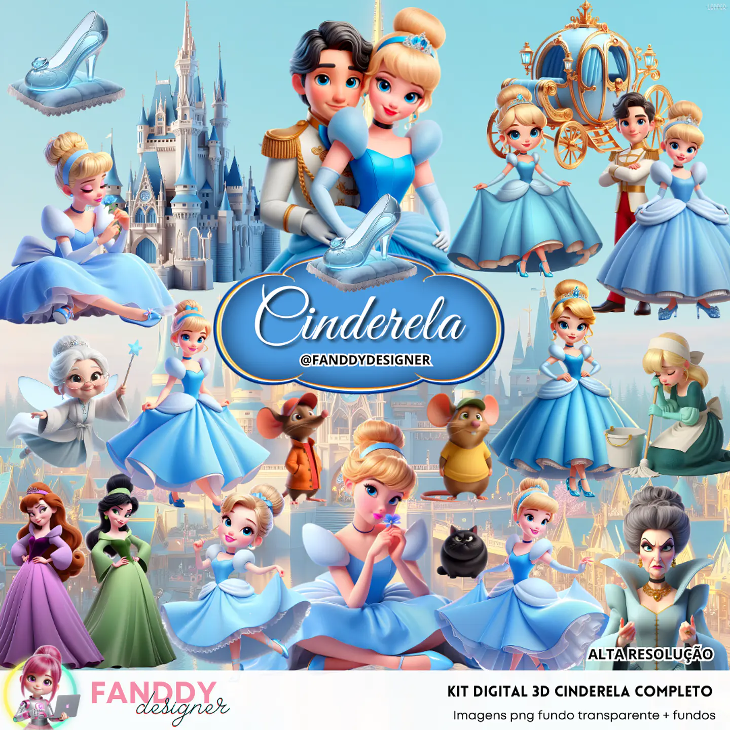 Cinderela Completo- Kit Digital   1