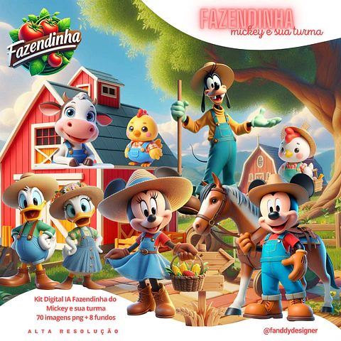 Fazendinha do Mickey- Kit Digital   