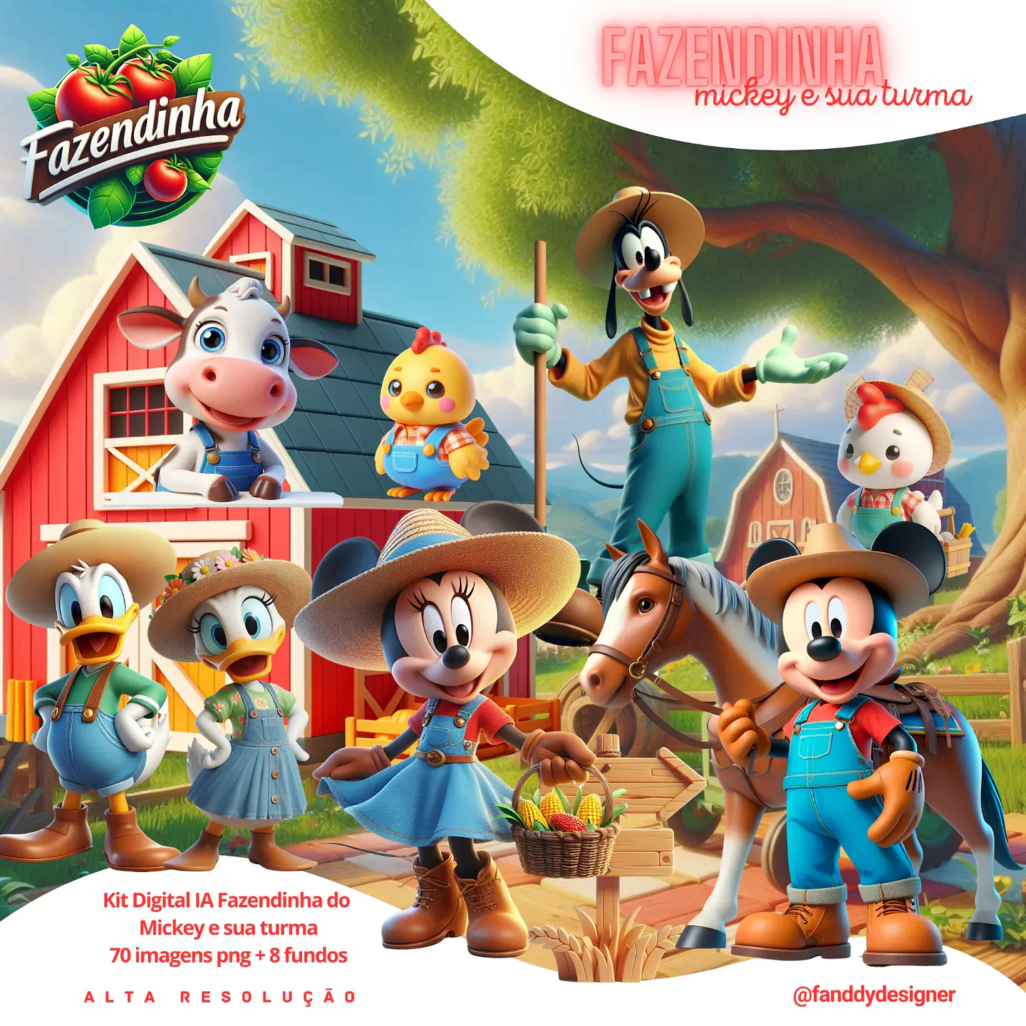 Fazendinha do Mickey- Kit Digital    1