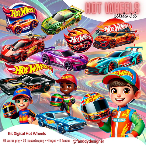 Hot Wheels- Kit Digital 