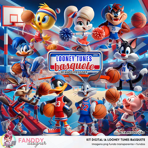 Looney Tunes Basquete- Kit Digital 