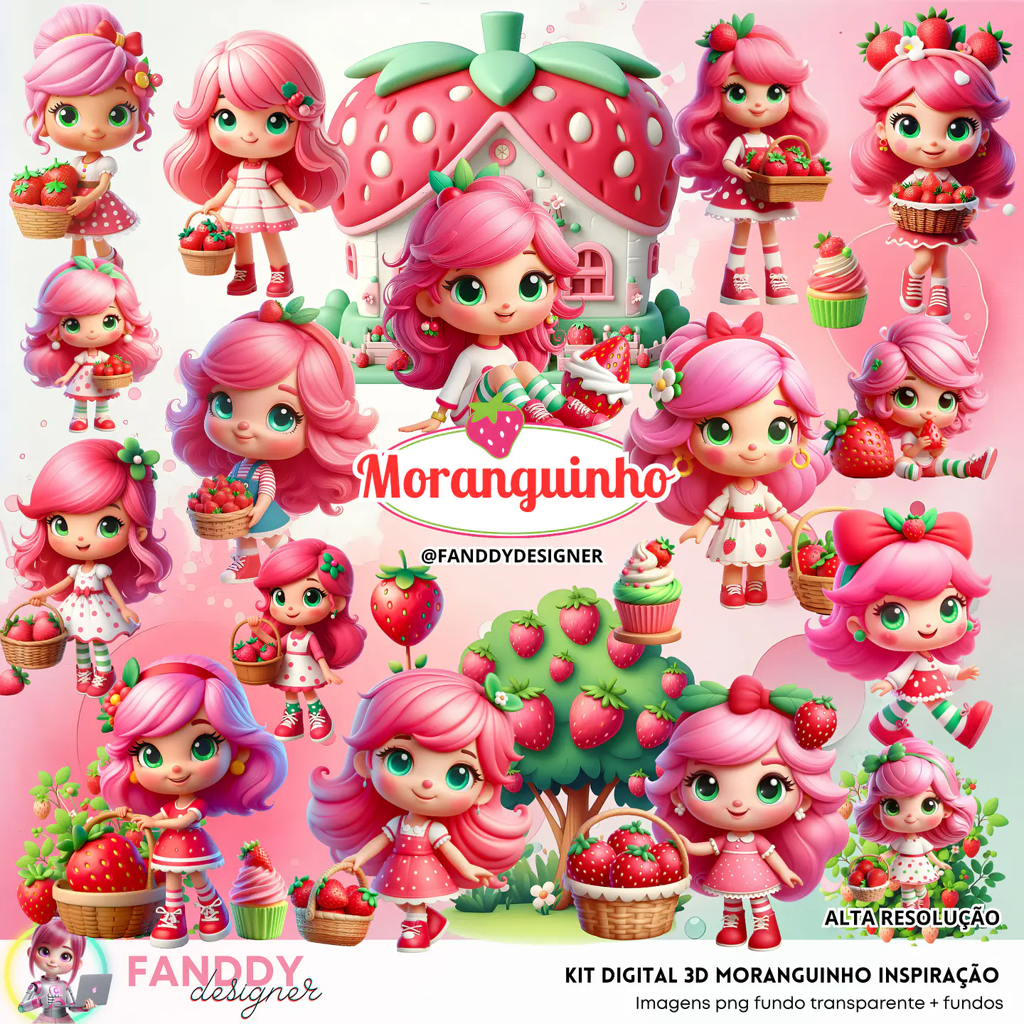 Moranguinho- Kit Digital   1