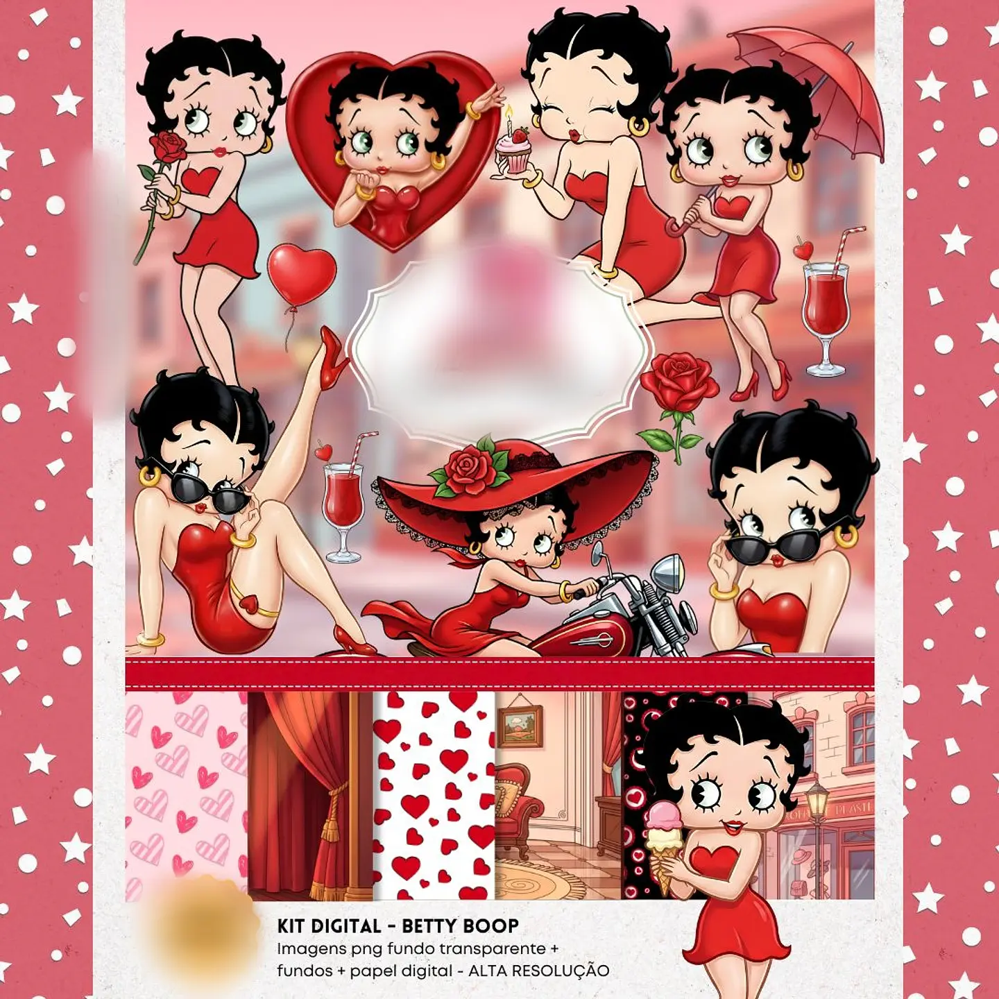 BETTY BOOP- Kit Digital  1