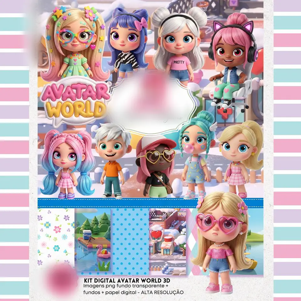 AVATAR WORLD 3D- Kit Digital    1