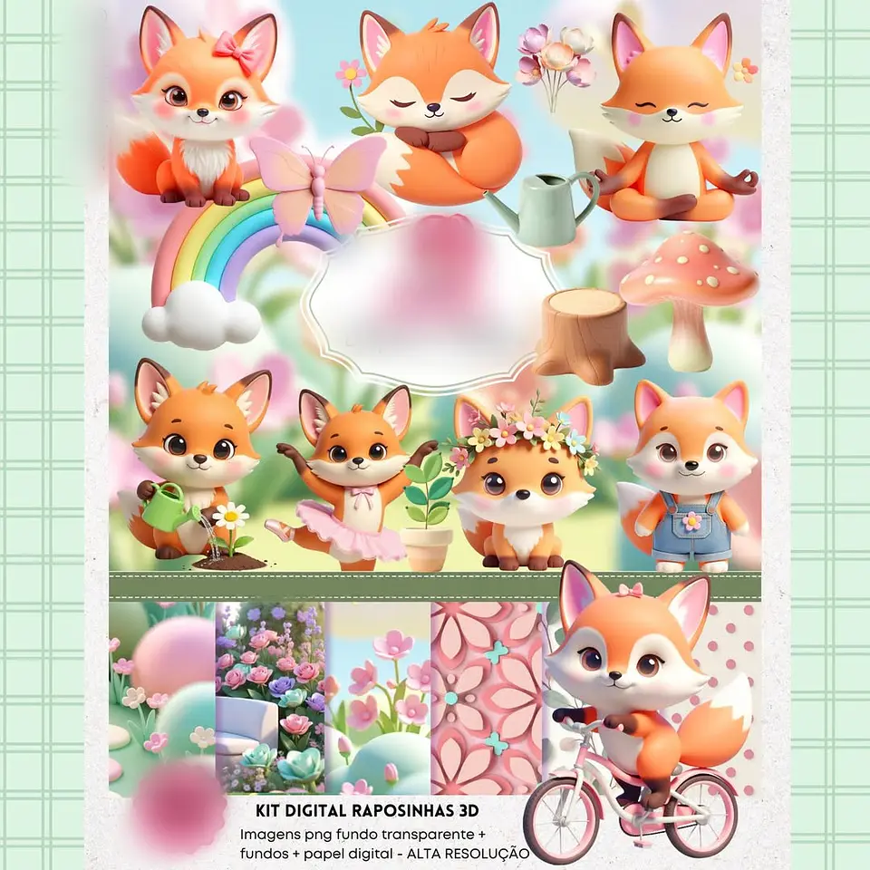 RAPOSINHAS 3D- Kit Digital     1