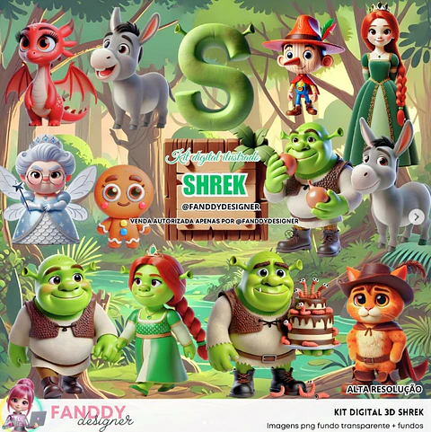 SHREK- Kit Digital  