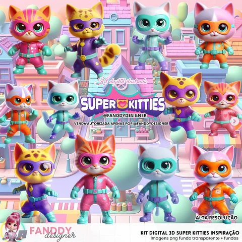  SUPER KITTIES- Kit Digital  