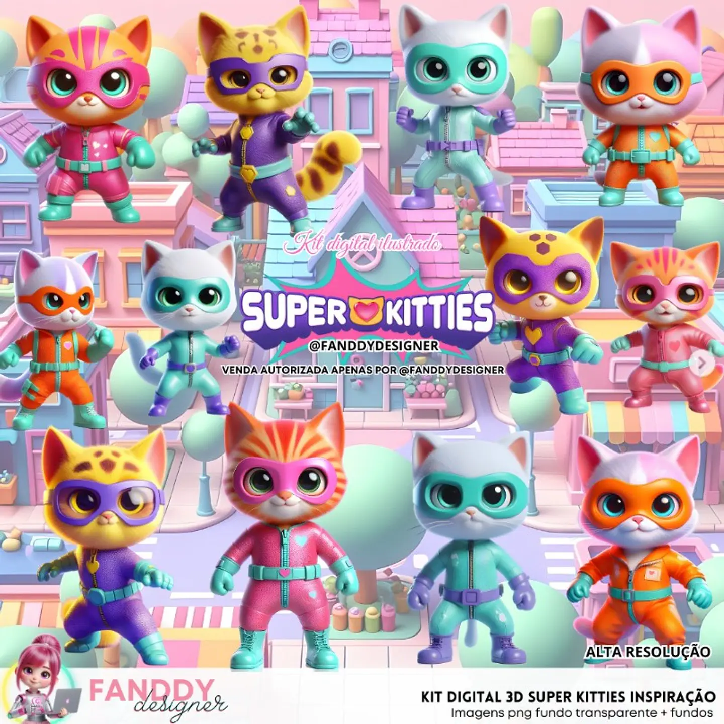  SUPER KITTIES- Kit Digital   1