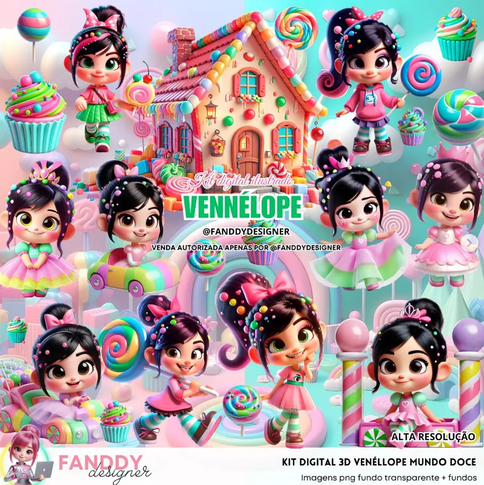 VENELLOPE MUNDO DOCE- Kit Digital    1