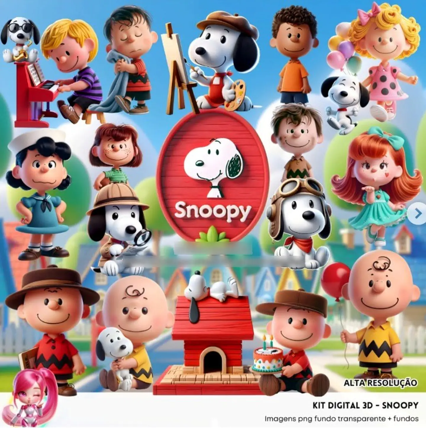  SNOOPY- Kit Digital     1