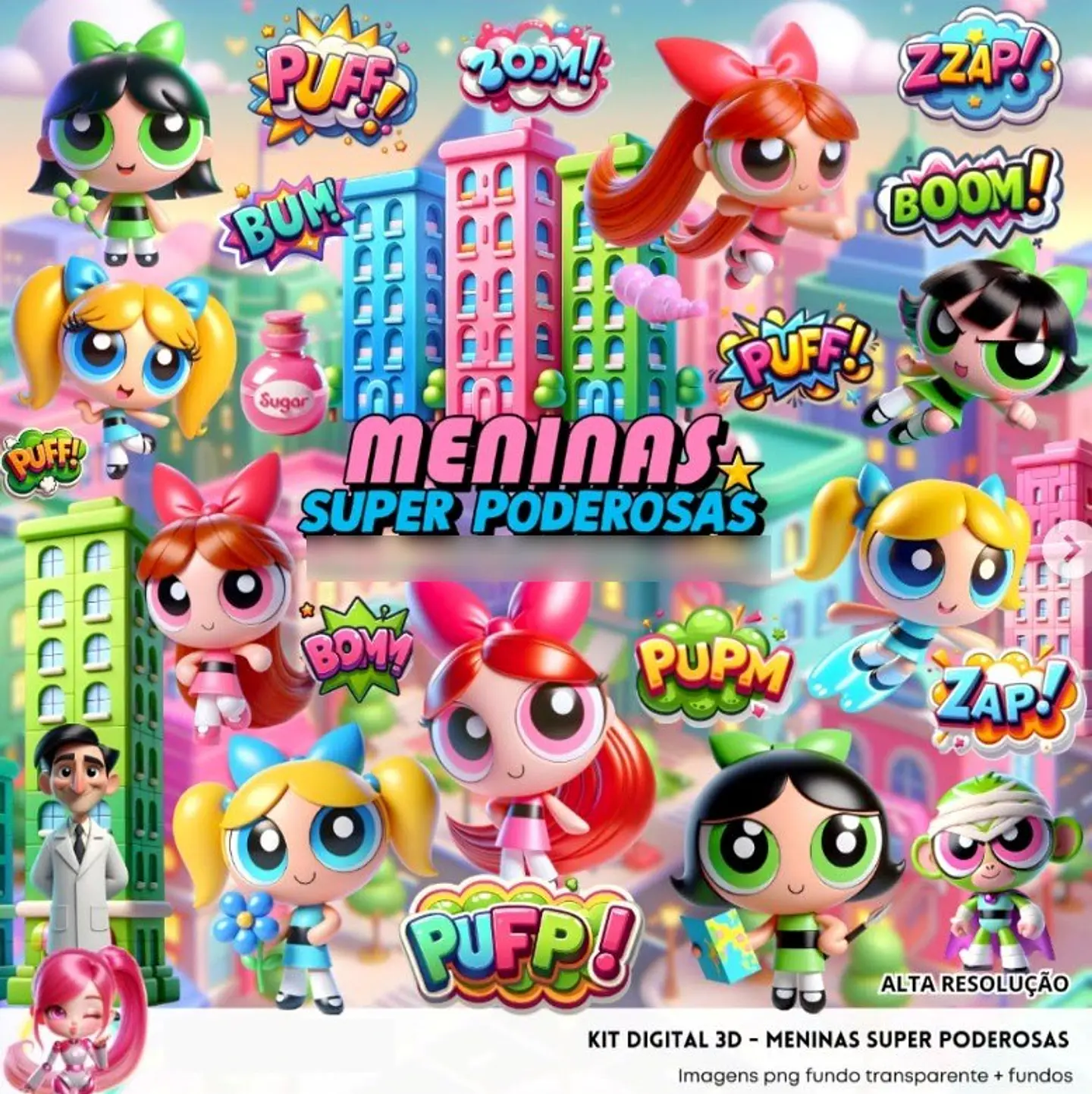  MENINAS SUPER PODEROSAS- Kit Digital     1