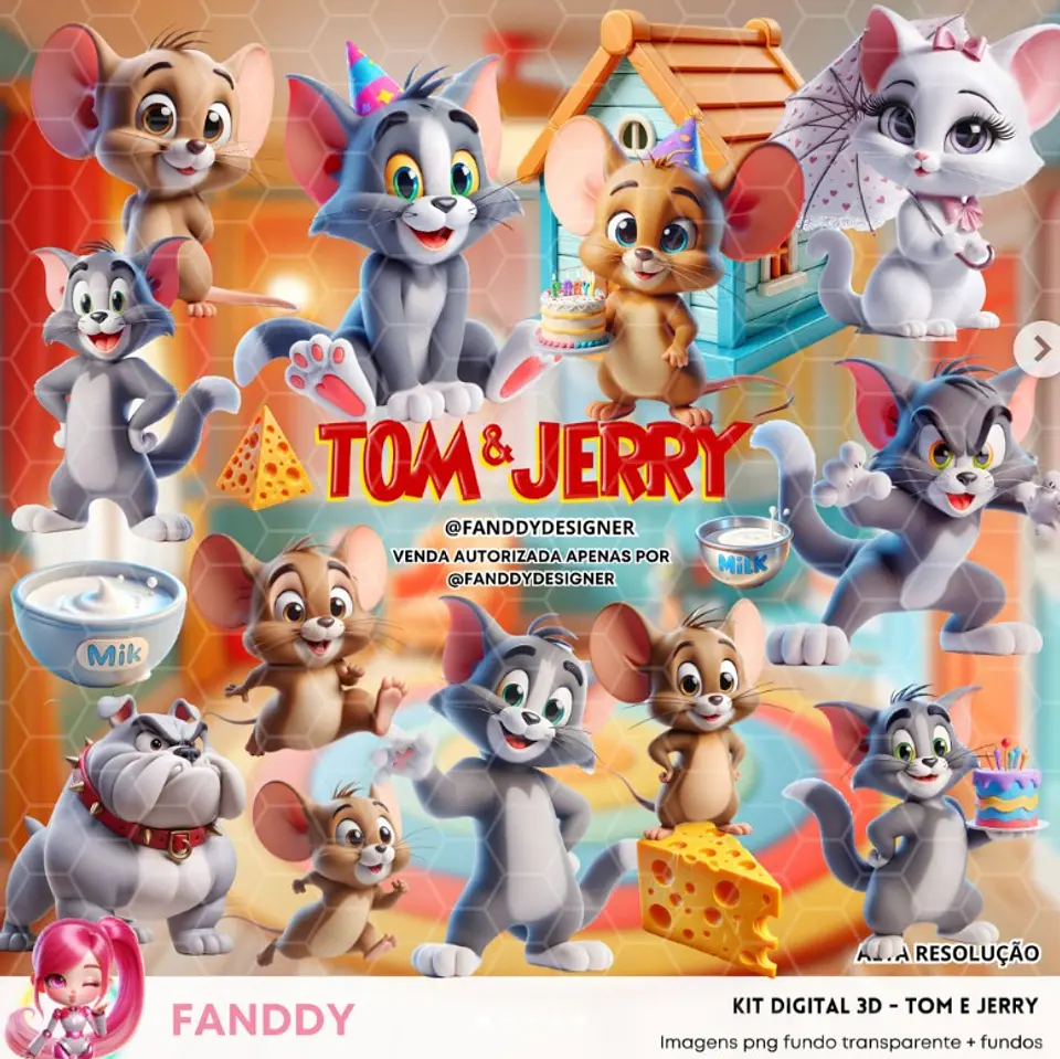TOM E JERRY- Kit Digital      1