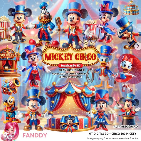  CIRCO DO MICKEY- Kit Digital      