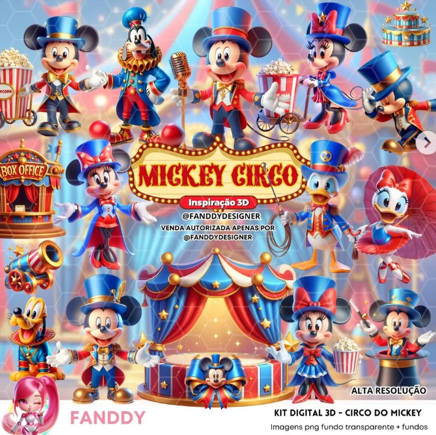  CIRCO DO MICKEY- Kit Digital       1