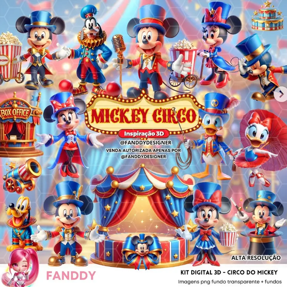  CIRCO DO MICKEY- Kit Digital       1
