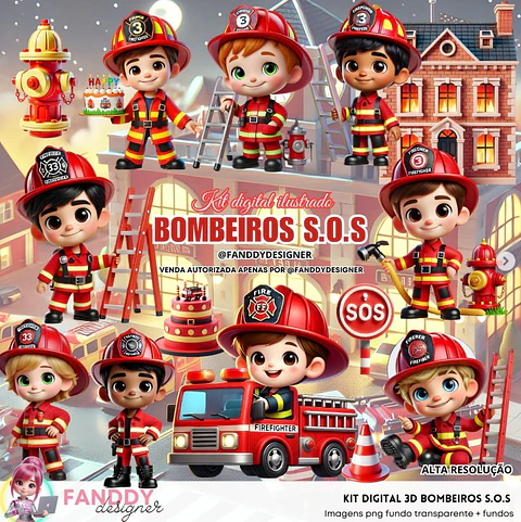 Bombeiros- Kit Digital 