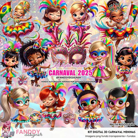 Carnaval 2025- Kit Digital 