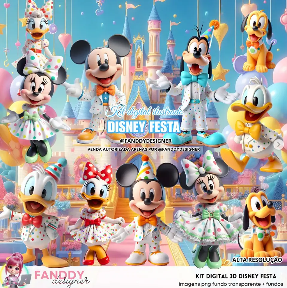 Disney Festa- Kit Digital  1