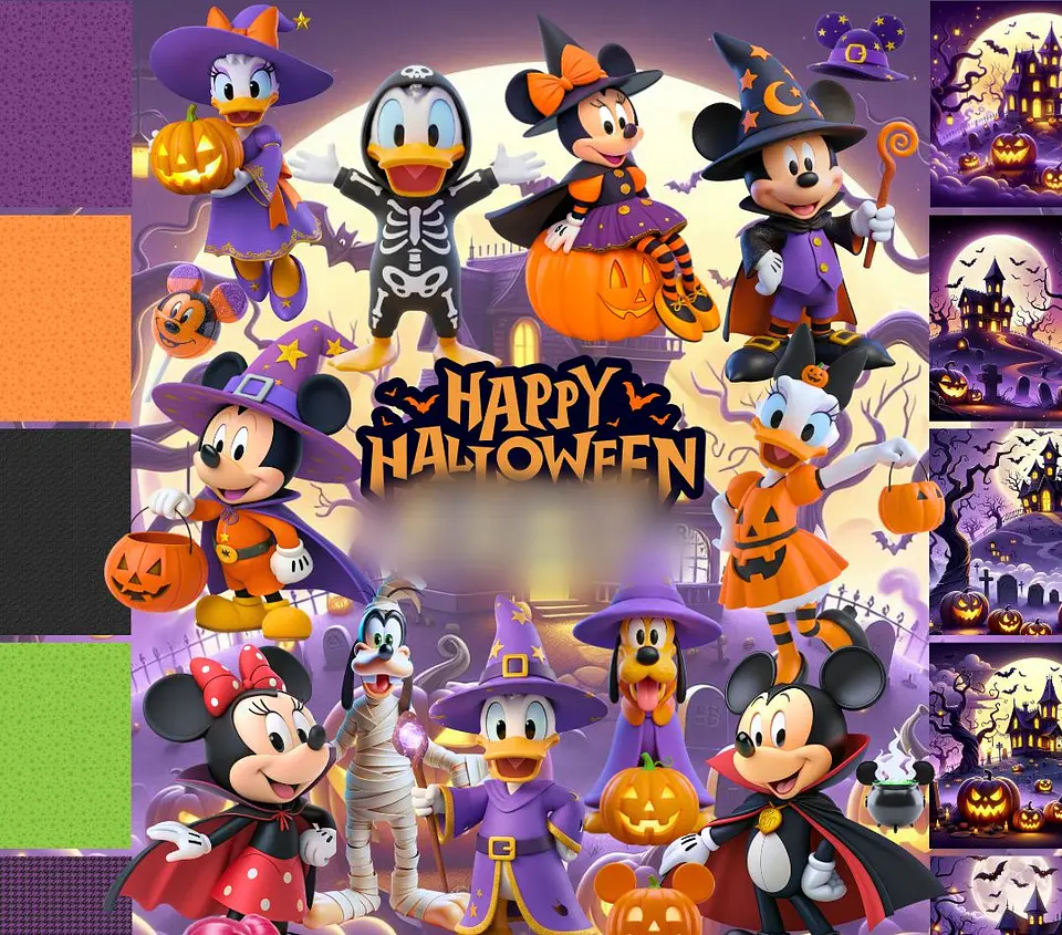 DISNEY HALLOWEEN 3D- Kit Digital  1