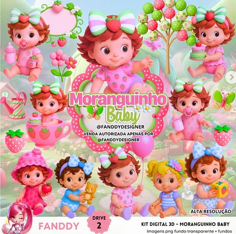 Moranguinho Baby- Kit Digital    