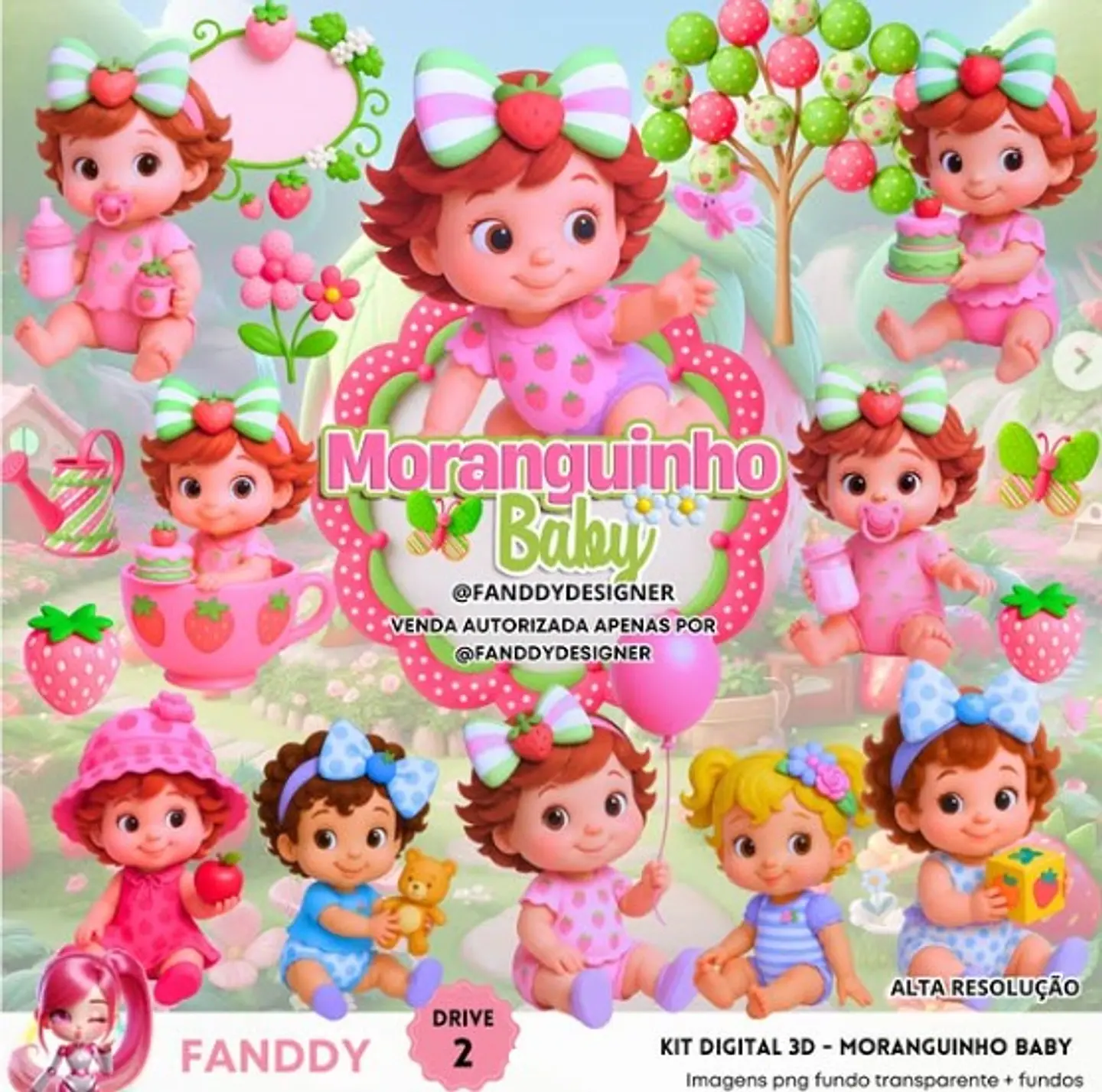 Moranguinho Baby- Kit Digital     1