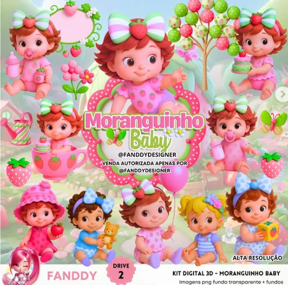 Moranguinho Baby- Kit Digital     1