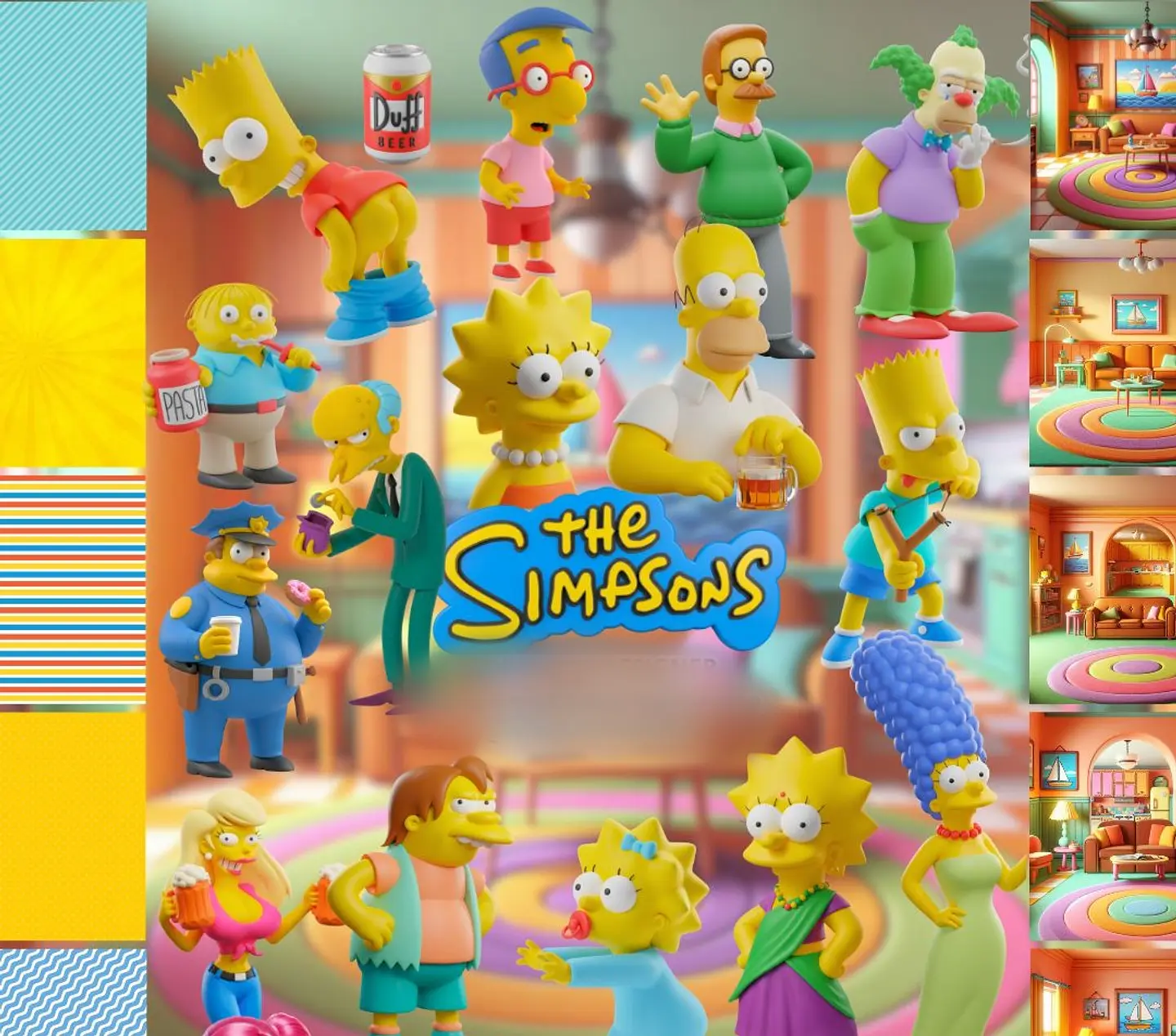 OS SIMPSONS 3D- Kit Digital   1
