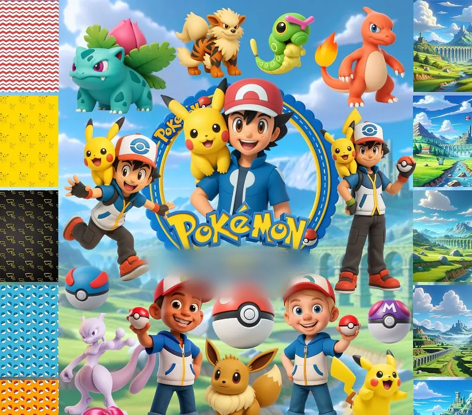 POKEMON II 3D- Kit DigitaL  1