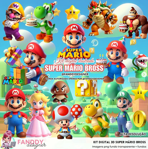 Super Mario- Kit Digital   