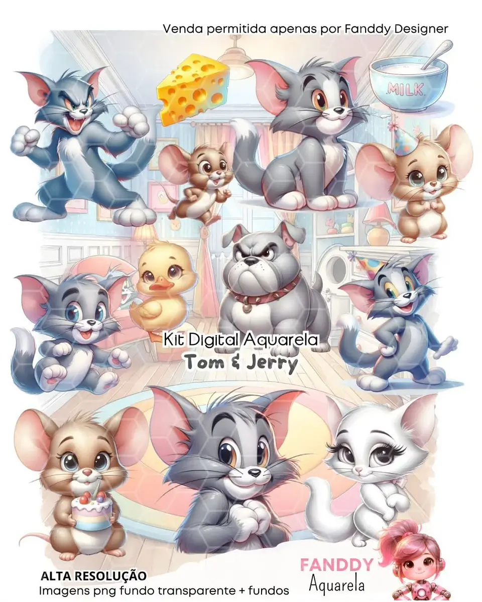 TOM E JERRY- Kit Digital    1