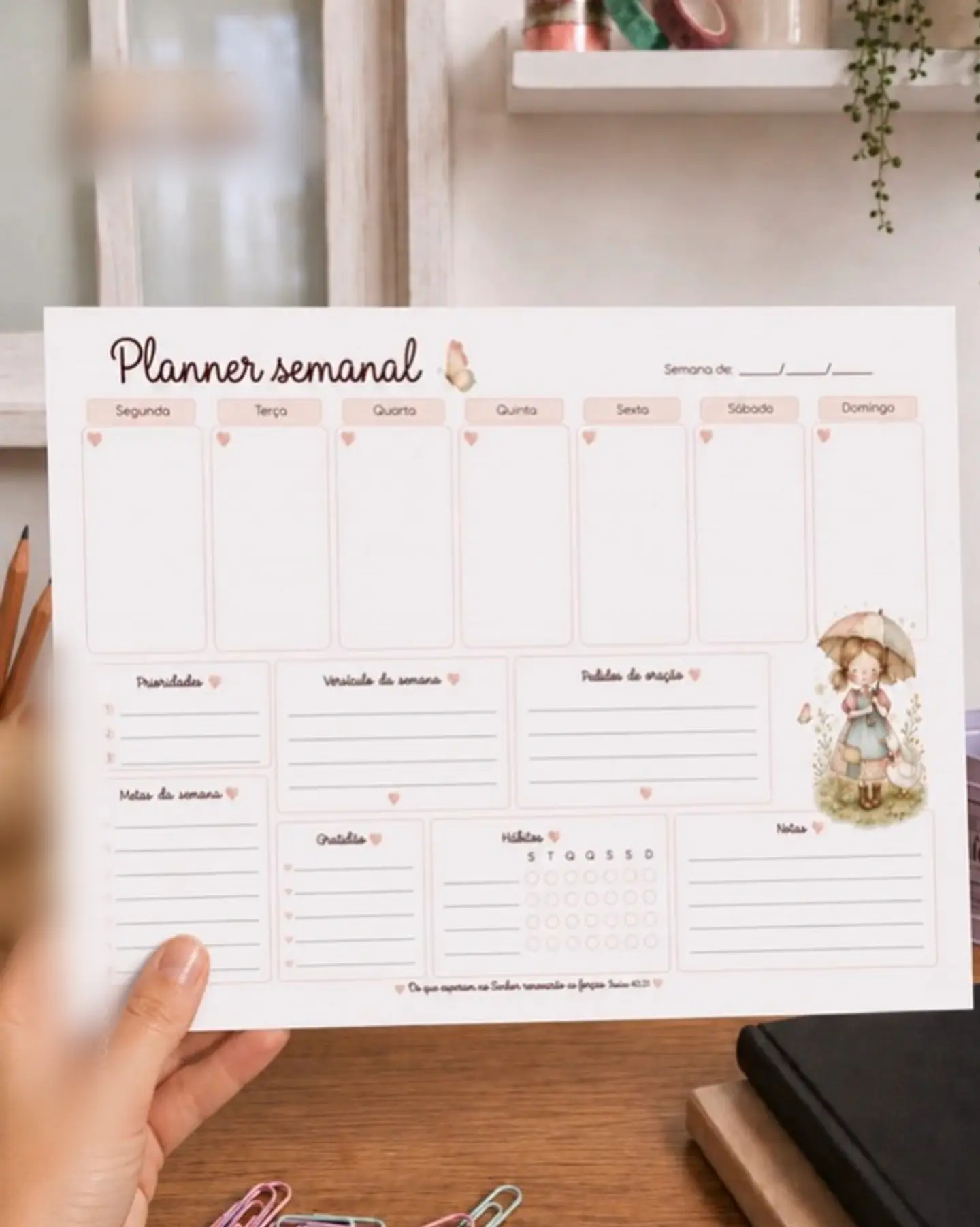 Kit Planner Semanal Cristão 1