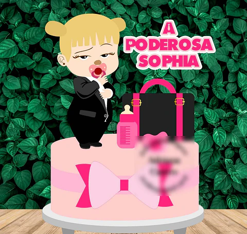 A Poderosa Chefinha- Topo de Bolo 