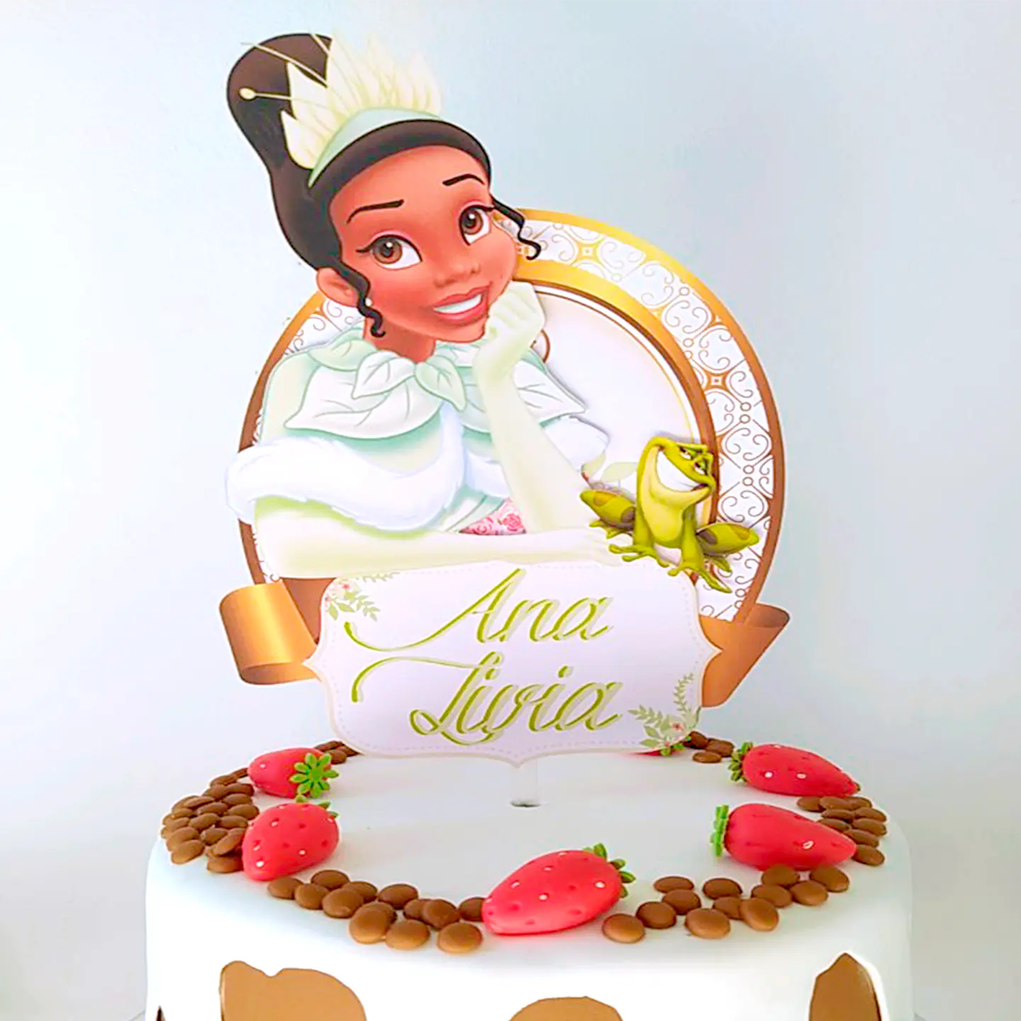 A Princesa e o Sapo- Topo de Bolo  1